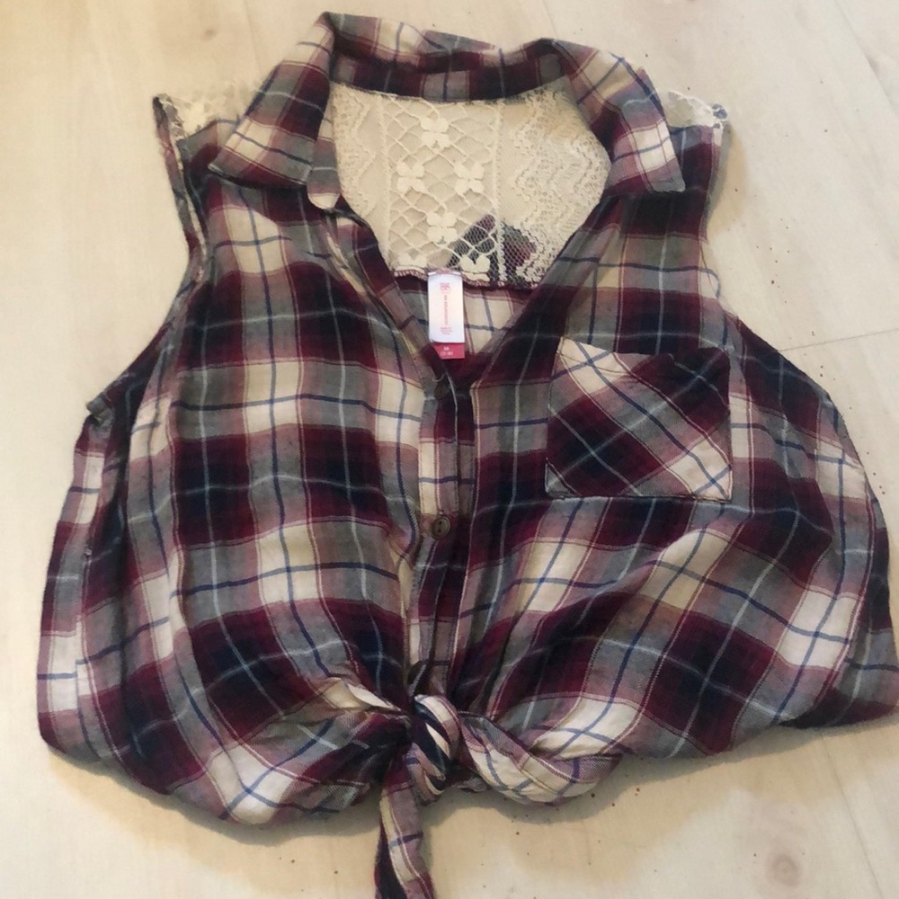 Cropped flannel